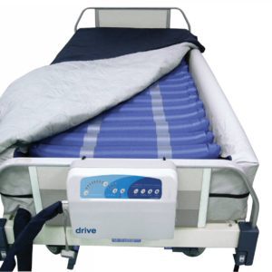 Med Aire Defined Perimeter Low Air Loss Mattress Replacement System with Low Pressure Alarm, 8"