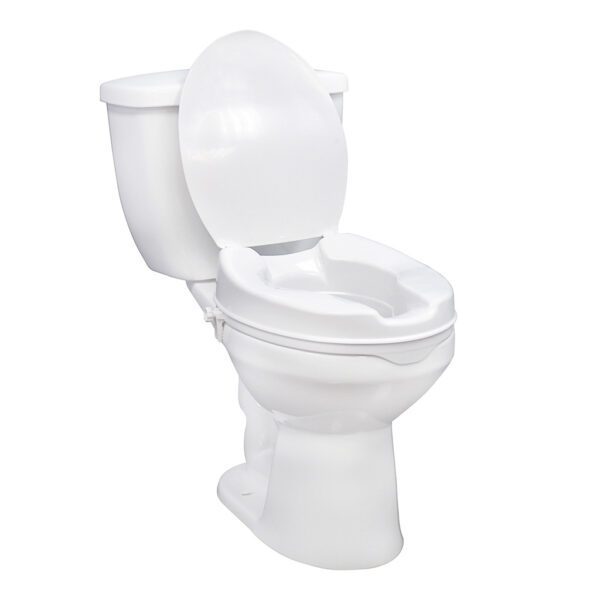 Raised Toilet Seat with Lock